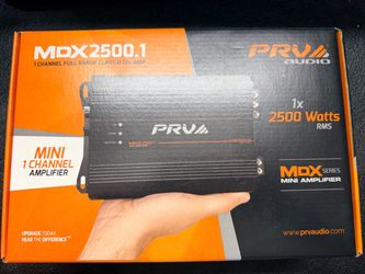 PRV Audio MDX2500.1 Mini Car Amplifier