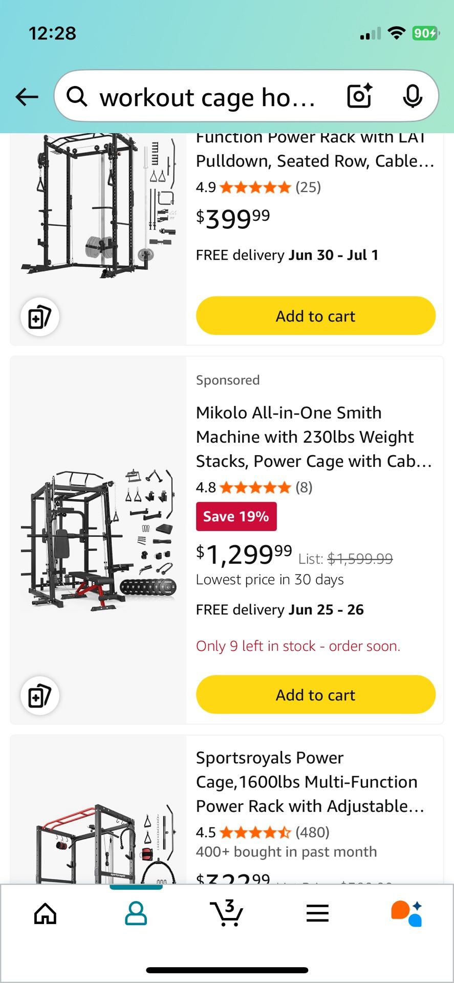 Like New-full Gym Cage And Benches &extras