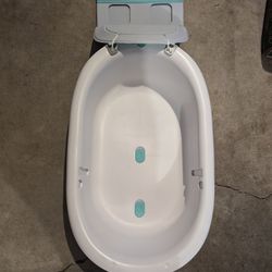 Frida Baby 4-in-1 Grow-with-Me Baby Bathtub, Baby Tub for Newborns to Toddler