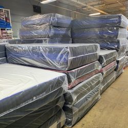 Queen Mattress & Double Sides & Box Spring - Delivery Available Today 