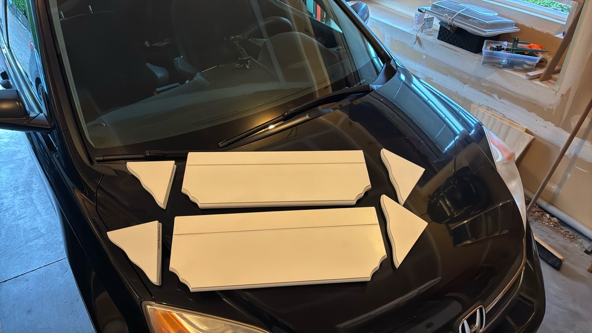 2 Floating Shelves, 24” X 9”