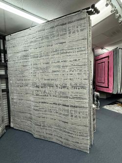 Large Ivory Floral Area Rug