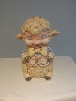 Vintage lamb bank