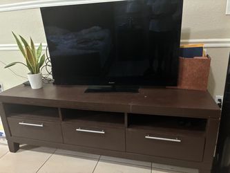 Mid-Century Modern Wood Credenza / can be used as a TV stand