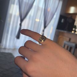 10k Solid Gold Nugget Ring Size 6.5