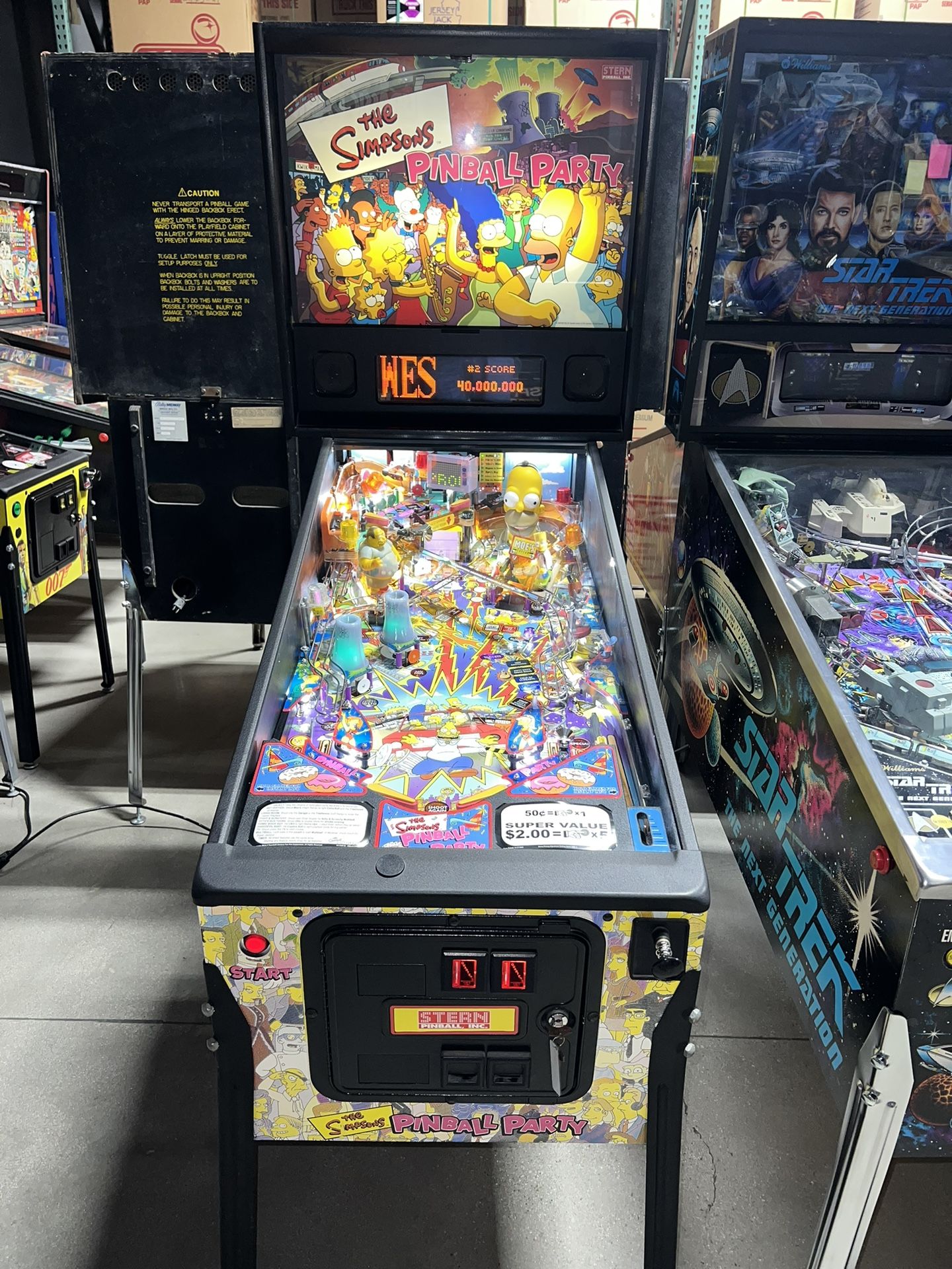 Simpsons Pinball Party Pinball Machine By Stern
