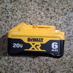 DeWalt 20v XR 6 Ah Battery 