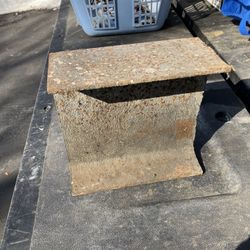 Vintage  Steel Anvil  Railroad Rail Train Track Old Blacksmith Tool