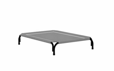 Brand New Grey Large Elevated Pet Bed (LxWxH: 43” x 32” x 8”)