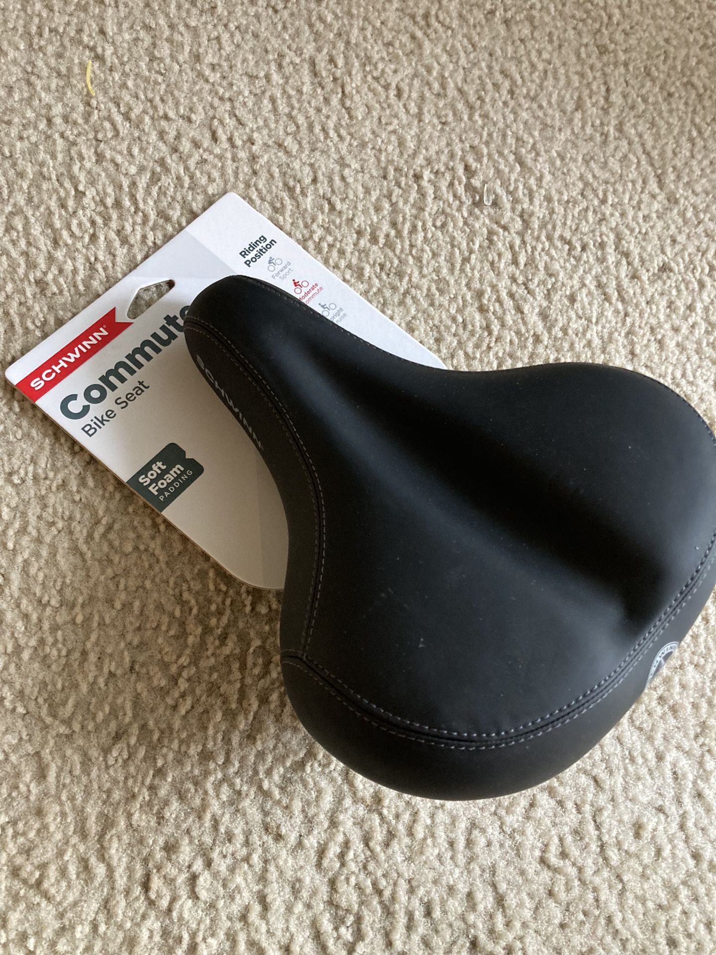 Schwinn Commute Bike Saddle - Black