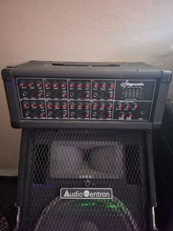 PA and 2 speakers for sale