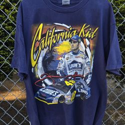 Vintage Jimmie Johnson California kid 2002 nascar shirt sz xl 