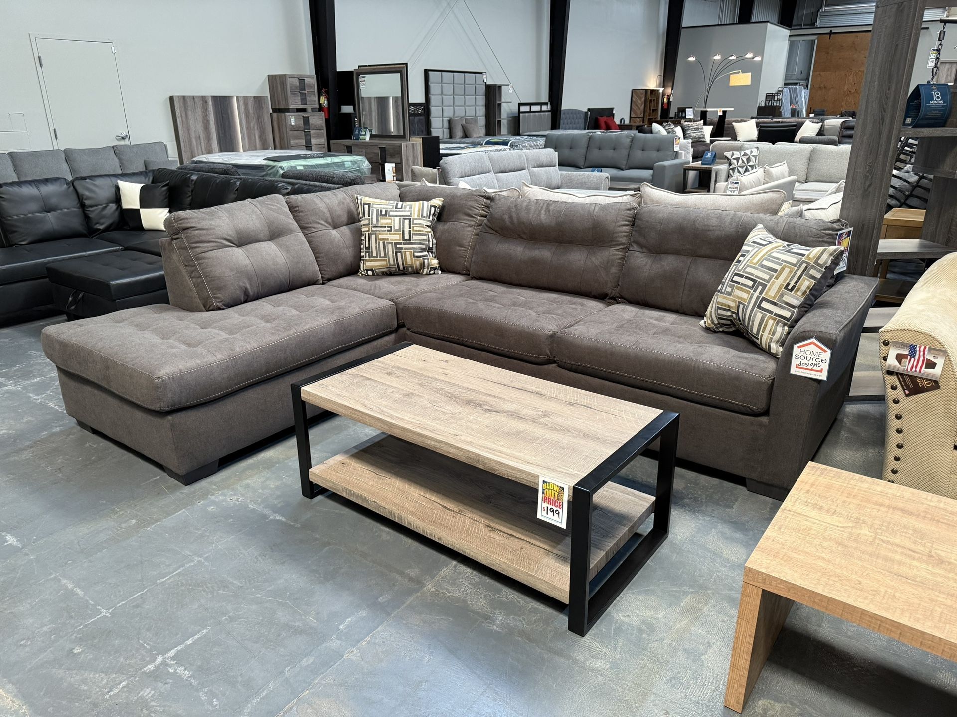 Sectional Sofa Chaise On Sale Now!! American Made!