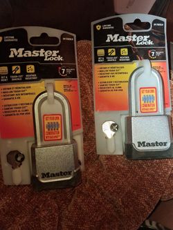 Set of 2 Master Lock sets NEW