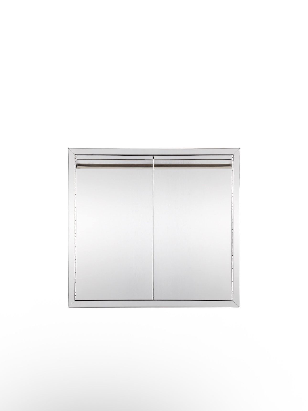 New Outdoor Kitchen Double Door Stainless Steel;26" W x 24" H BBQ Double Door w/Double Wall Door Access Panel;Flush Mount for Outdoor Kitchen and BBQ