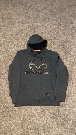 Realtree grey camo hoodie size M great condition
