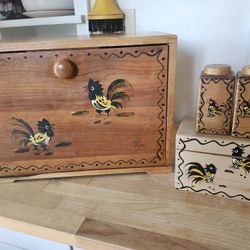 Mid Century Bread Box 