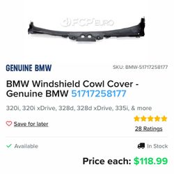 BMW Windshield Cowl