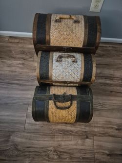 Vintage baskets three 45.00 firm