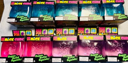 🔥NeeDoh Nice Cube🔥 🔥Buy 3 get TO PICK 1 GIANT Banana/Duck/Pickle/Popsicle or Watermelon Squishy🔥