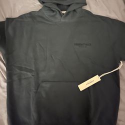 Black Essentials Hoodie 