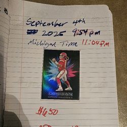 2024 Patrick Mahomes Panin Obsidian SSP