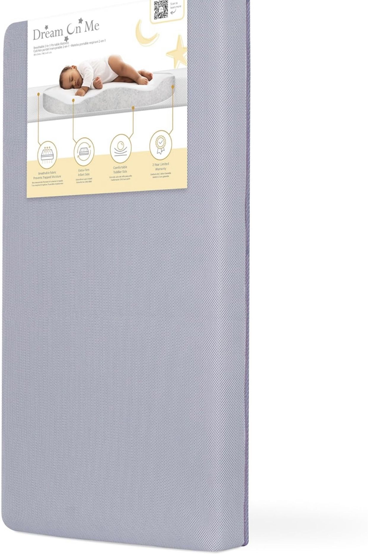 Dream On Me Snuggles Extra Firm Baby Crib Mattress