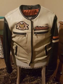 Leather Harley Davidson women jacket