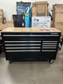 Husky modular 52” 10drawer work bench black