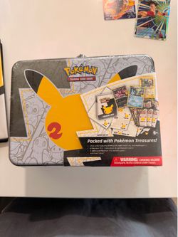 Pokemon 25th anniversary sealed Lunch Box/ collectors chest