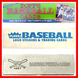 Vintage Baseball Cards Factory Sets