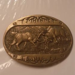Vintage Solid brass Belt Buckles 