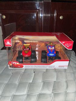 Disney Pixar Cars Frightening McMean and Tormentor Monster Truck Die Cast Set
