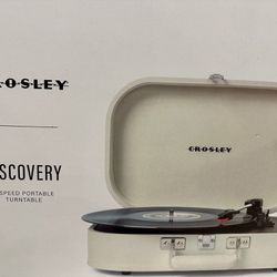New Crosley Discovery Record Player