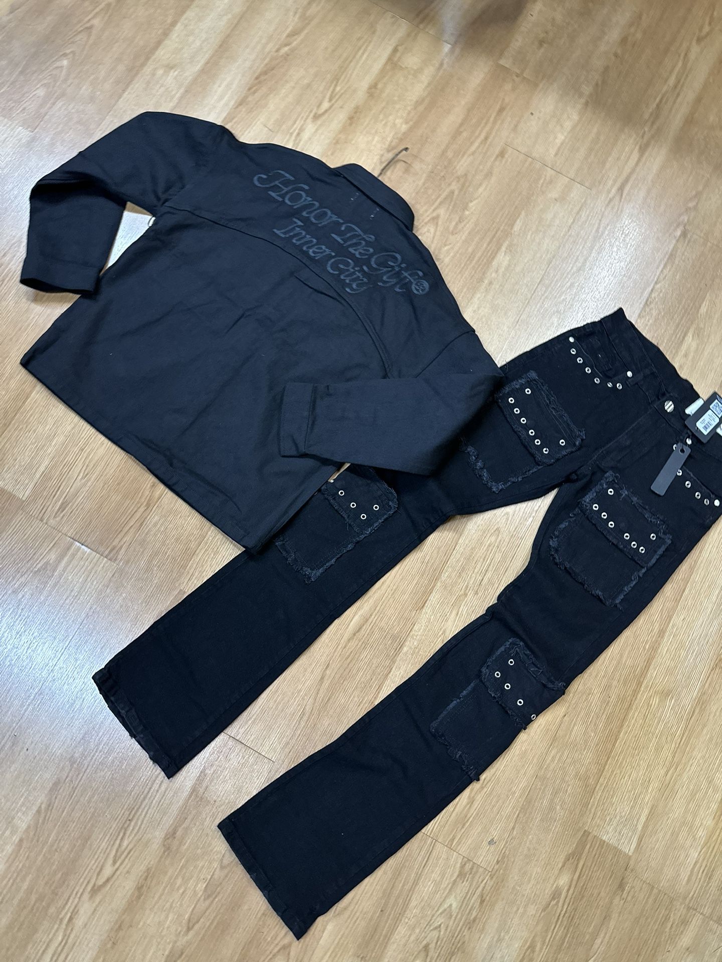 New Stacked Jeans New Jacket