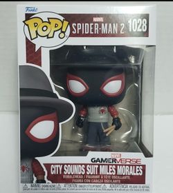 CITY SOUNDS SUIT MILES MORALES Spider-Man 2 Gamerverse Funko POP! #1028