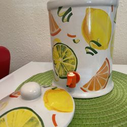 Vintage Ceramic Beverage Dispenser By DESIGNPAC INC 