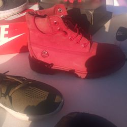 Boys Suede Timberland Boots