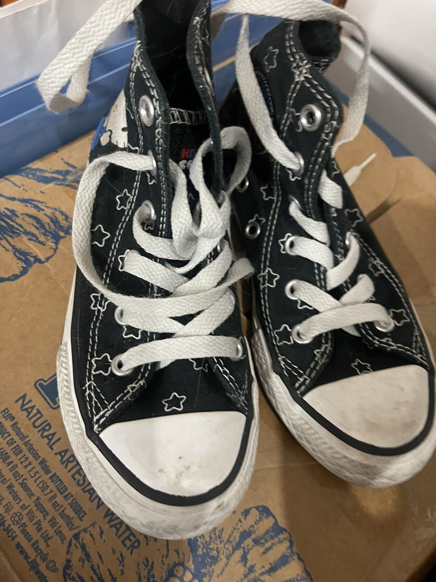 Converse Hello Kitty All Star Sneakers Black Youth