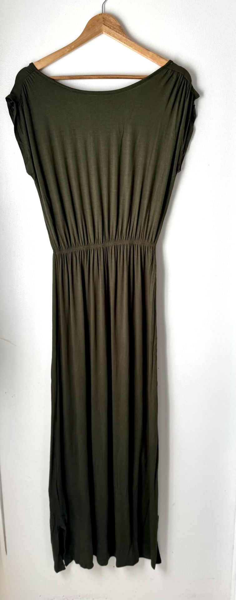 Olive Maxi Dress, Small