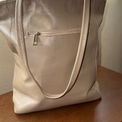 Italian Leather Tote Bag