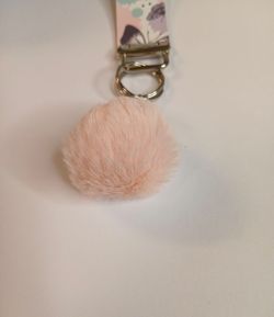 Butterfly Print Wristlet Keychain
