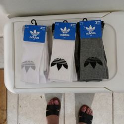 Adidas 3 Pack Socks