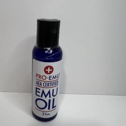PRO EMU OIL (2 Oz) All Natural Emu Oil - AEA Certified - Made in USA