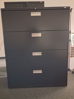 4-Drawer Lateral Metal File Cabinet
