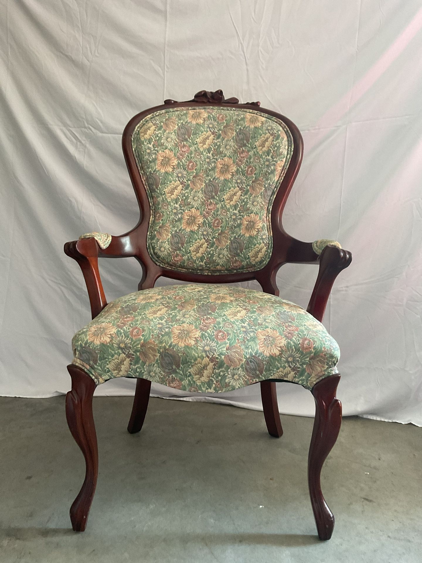 Victorian Open Arm Chair