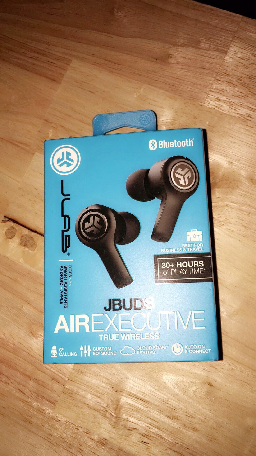 JLab Audio JBuds Air Executive True Wireless- Bluetooth Earbuds (Black)