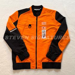 Puma Street Moto Jacket BMW Motorsport Size Large Orange Men’s Jacket