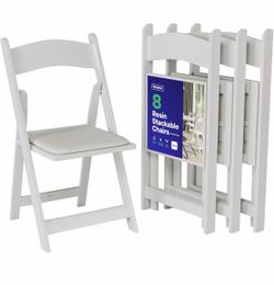 Foldable chairs (8 total)