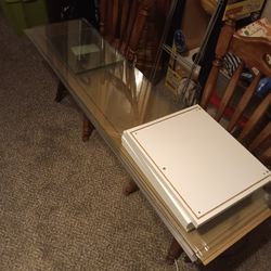 IKEA curio cabinets.